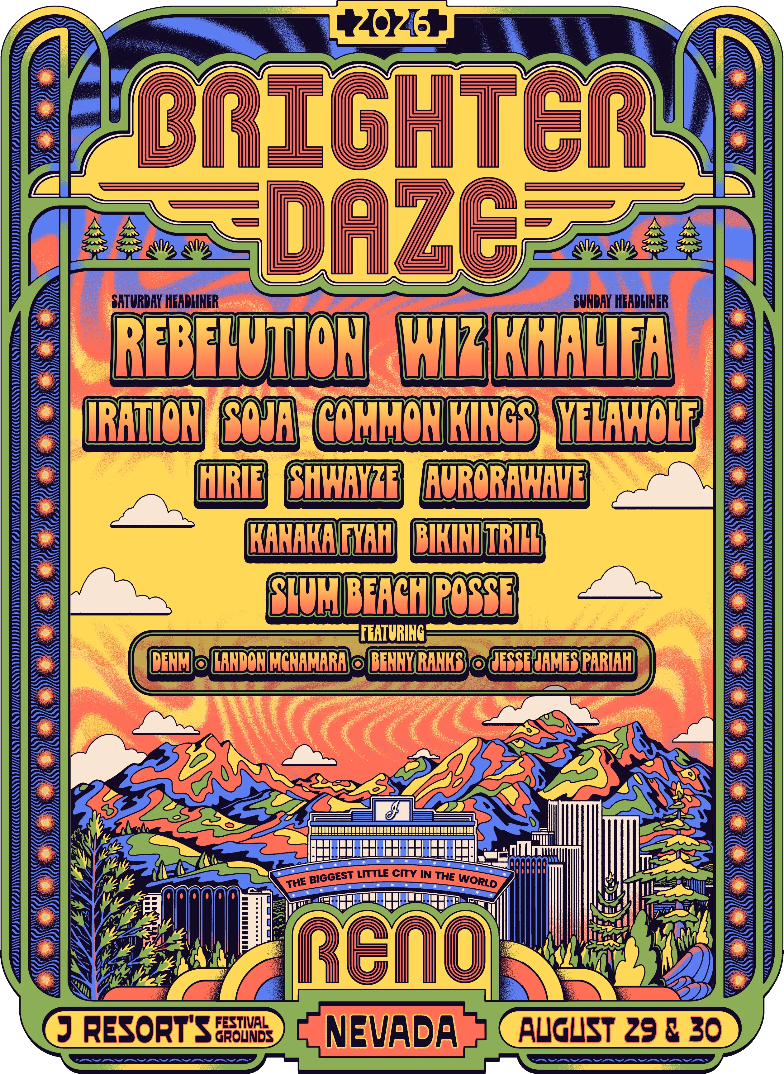 2026 Brighter Daze Music Festival | J Resort's Festival Grounds