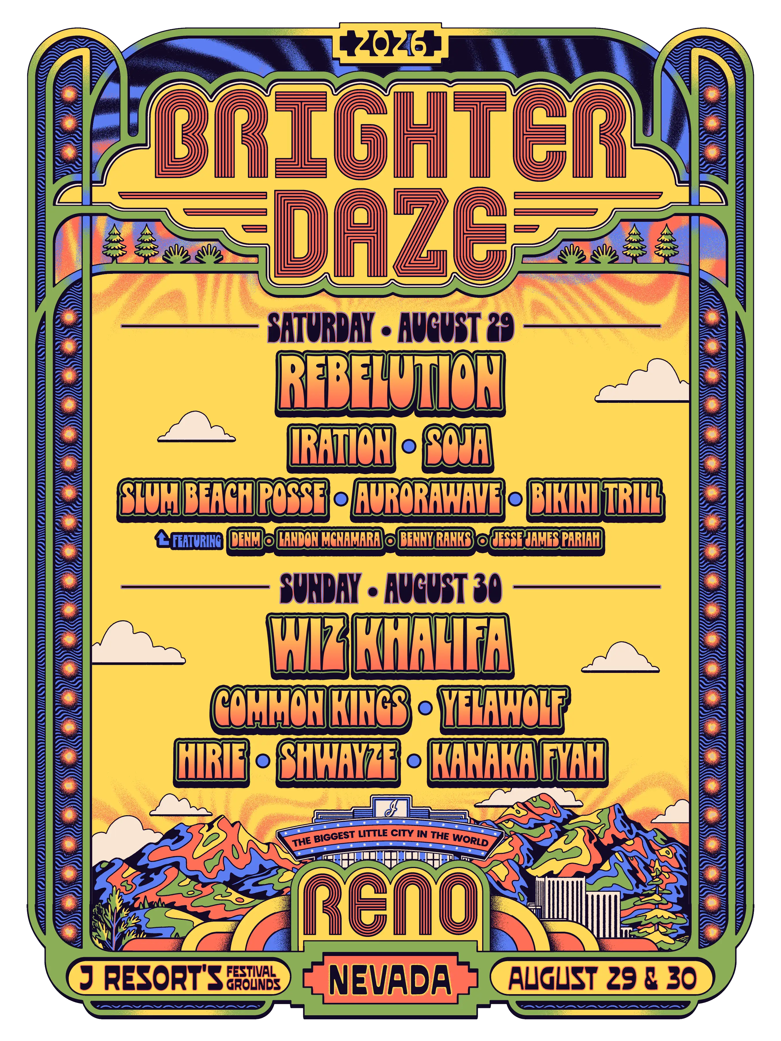 2026 Brighter Daze Music Festival | J Resort's Festival Grounds